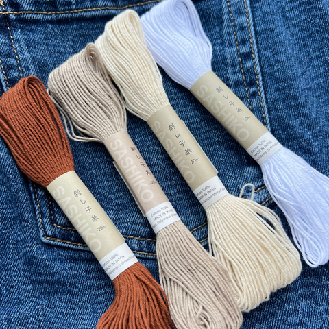 Desert Sashiko Thread Bundle