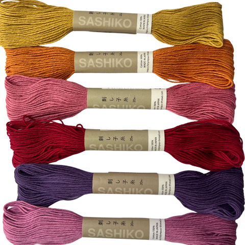 Sunset Sashiko Thread Bundle