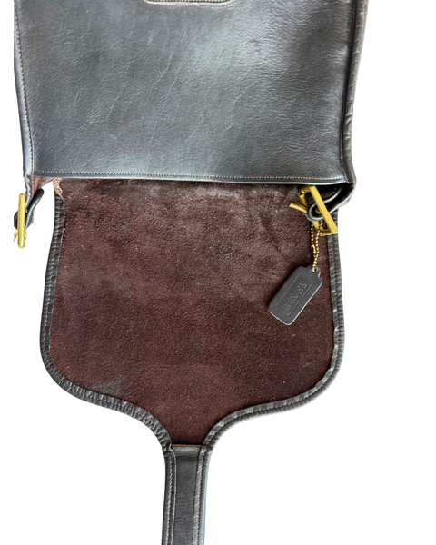 Vintage Coach Pre-Creed Mocha Courier Pouch (8920)