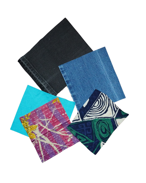 Vintage Fabric Patches Bundle