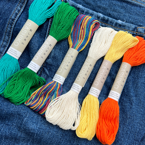 Tropical Sashiko Thread Bundle