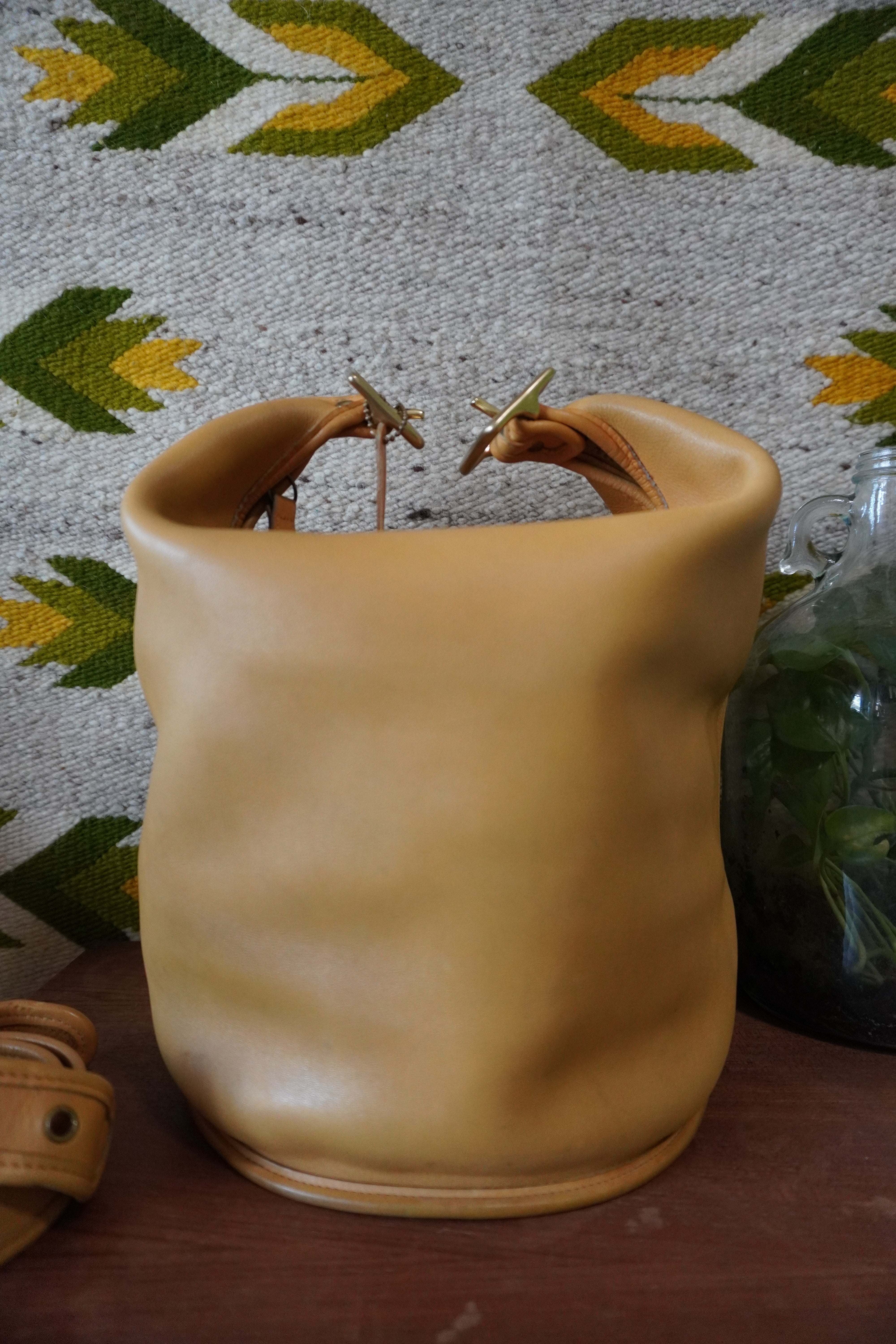 Vintage Coach XL Duffle Sac Yellow 9085 – Socorro Society