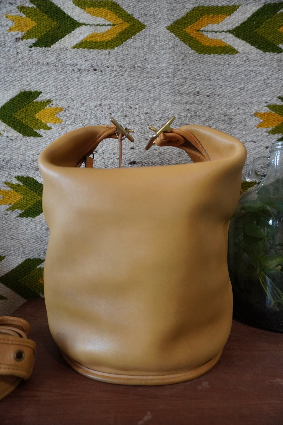 Vintage Coach XL Duffle Sac Yellow 9085 – Socorro Society