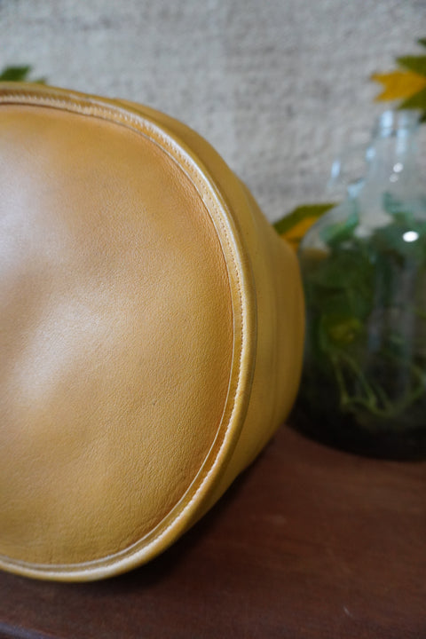 Vintage Coach XL Duffle Sac Yellow 9085