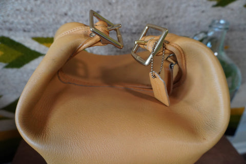 Vintage Coach XL Duffle Sac Yellow 9085