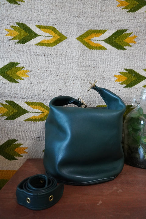 Vintage Coach XL Duffle Sac Forest Green 9085