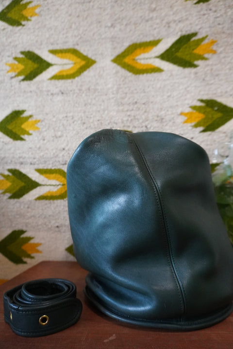 Vintage Coach XL Duffle Sac Forest Green 9085