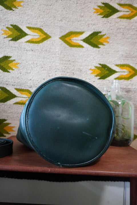 Vintage Coach XL Duffle Sac Forest Green 9085