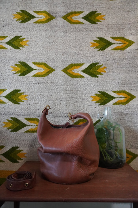 Vintage Coach XL Duffle Sac British Tan 9085