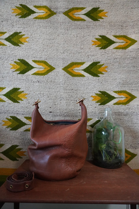 Vintage Coach XL Duffle Sac British Tan 9085