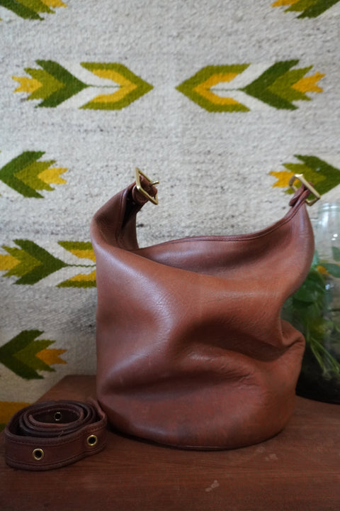 Vintage Coach XL Duffle Sac British Tan 9085