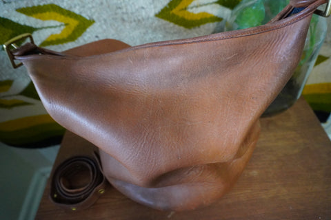 Vintage Coach XL Duffle Sac British Tan 9085