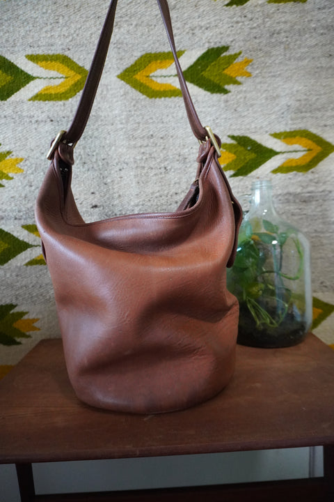 Vintage Coach XL Duffle Sac British Tan 9085