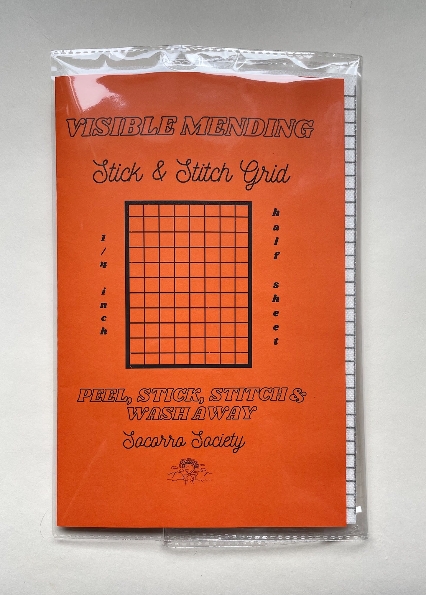 Visible Mending Stick and Stitch Grid 1/2 sheet