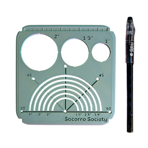 Precision Bundle- Circle Stencil & Pen