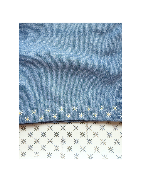 Sashiko Inspired Mending Stick and Stitch Patterns- Vol 3