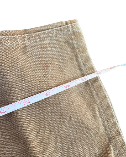 Vintage Carhartt Double Knee Tan Workwell Overalls – Size 36x32 (RO1 BRN)