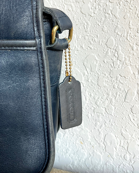 Vintage Coach City Bag 9790 Navy