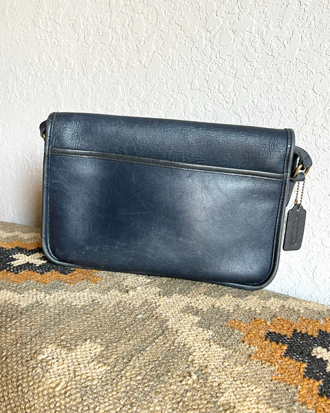 Vintage Coach City Bag 9790 Navy