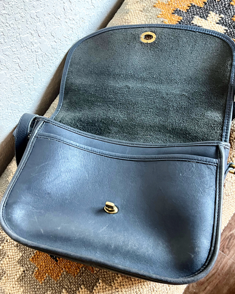 Vintage Coach City Bag 9790 Navy