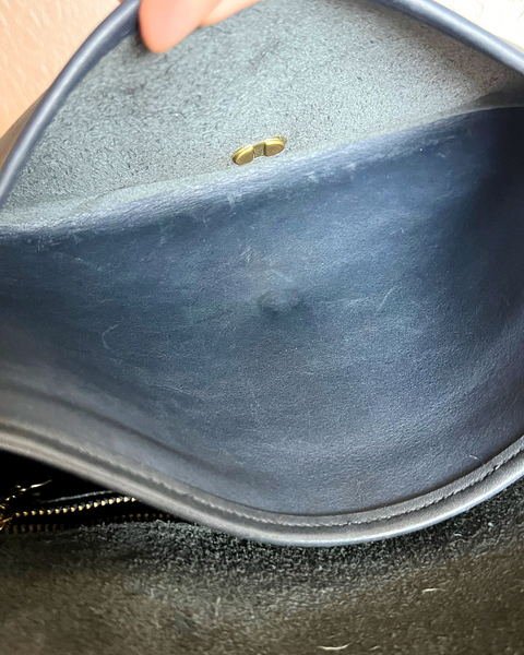 Vintage Coach City Bag 9790 Navy