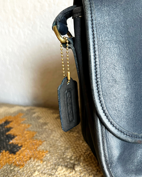 Vintage Coach City Bag 9790 Navy