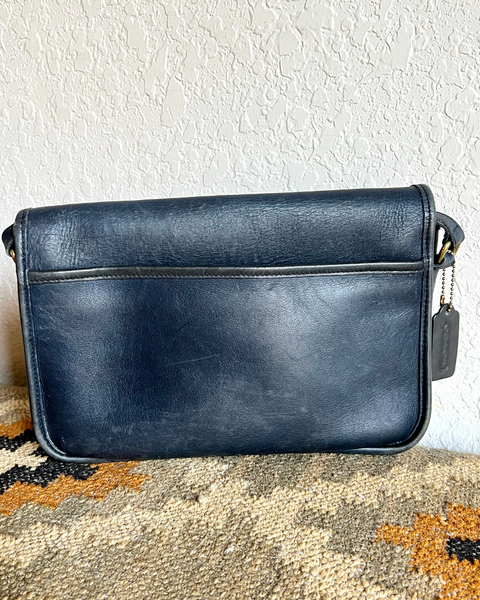Vintage Coach City Bag 9790 Navy