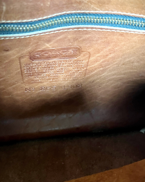 Vintage Coach Classic Hobo 9855