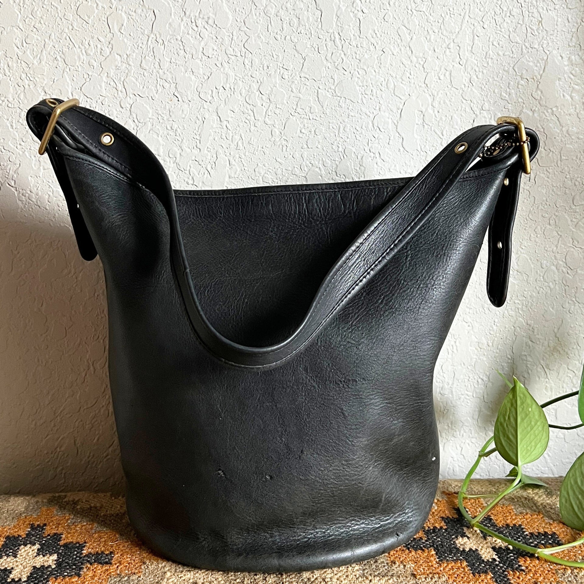 Vintage Coach XL Duffle Sac Black 9085 – Socorro Society