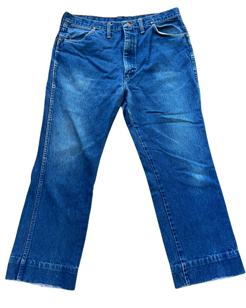 Vintage Wrangler Denim Blue Jeans 38 x 30