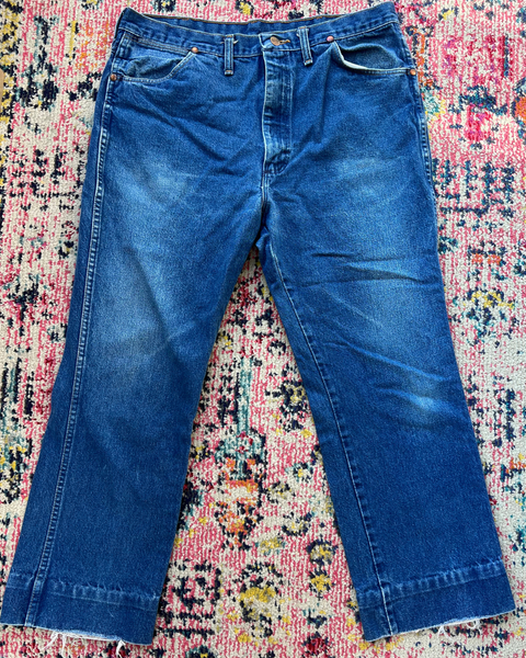 Vintage Wrangler Denim Blue Jeans 38 x 30