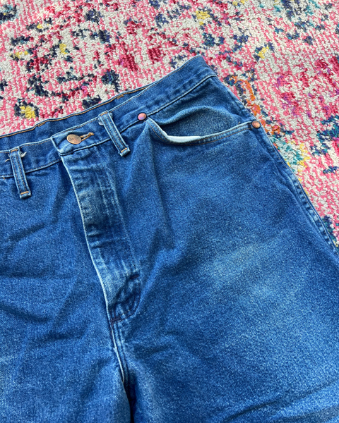 Vintage Wrangler Denim Blue Jeans 38 x 30