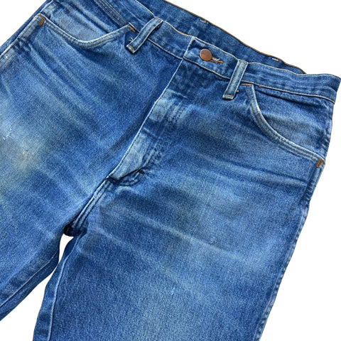 Embroidered Wrangler Denim Blue Jeans 32 x 36